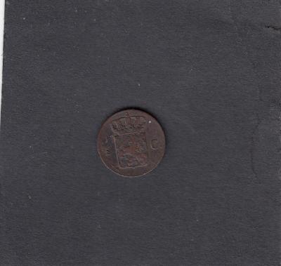 Beschrijving: 1/2 Cent WILLEM III